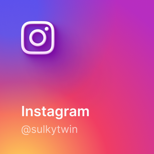 Instagram @sulkytwin